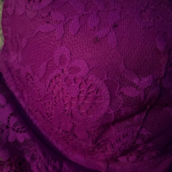 VICTORIA SECRET 36D hot pink sexy lingerie slip nightie dress - Picture 5 of 7